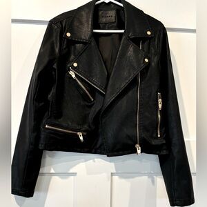 BlankNYC, faux leather moto jacket